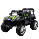 Детско електрическо бъги 4×4 с дистанционно, LED, USB и MP3 – 4 мотора, зелено 6