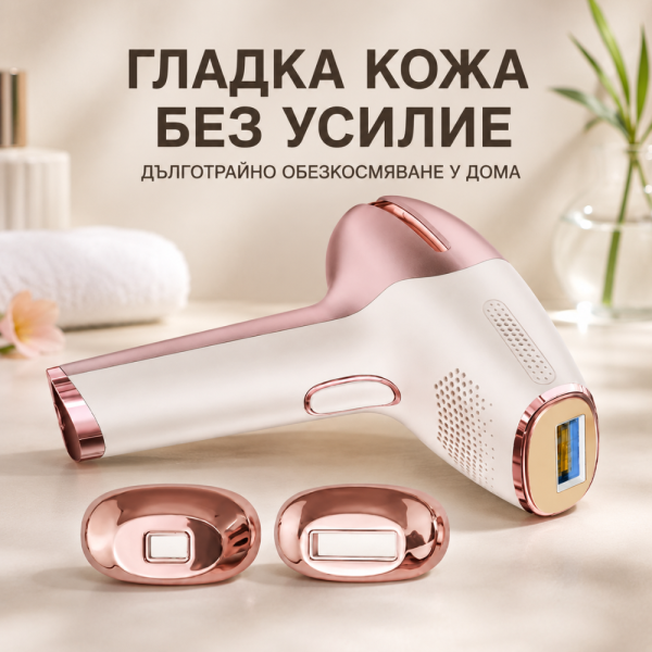IPL TOUCH охлаждащ IPL лазерен епилатор – Безболезнено дълготрайно обезкосмяване с 9 нива за лице и тяло 4