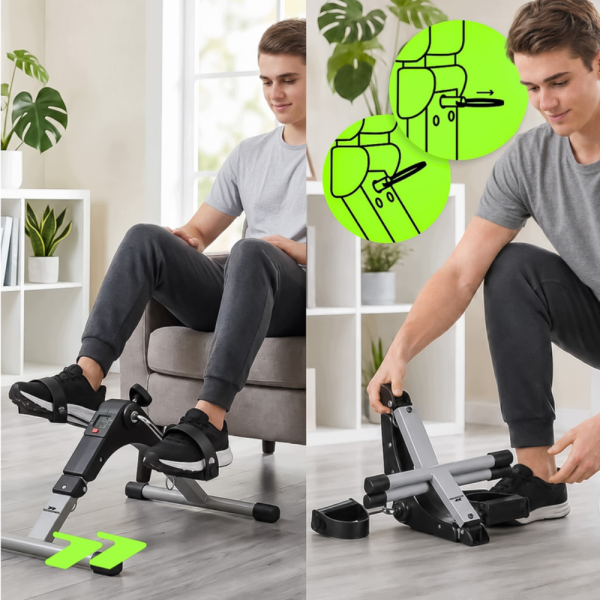Велоергометър BodySpin Core с LCD дисплей и регулируемо съпротивление – за ръце и крака 6