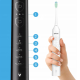 Комплект от 2 броя електрическа звукова четка Toothie X 2в1 с 6 накрайника и зарядна база 6