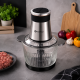 Мощен XL чопър и месомелачка 5L - Голяма стъклена купа, смилане на месо, зеленчуци и ядки 6