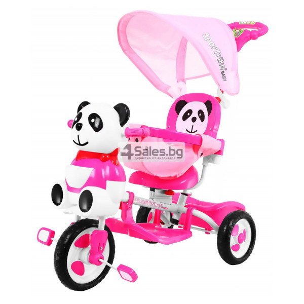 Детска триколка Panda със сенник и родителска дръжка
