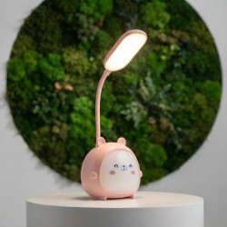 LED детска настолна лампа Зайче – Гъвкаво рамо и 3 нива на яркост