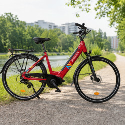 Електрически велосипед 26″ с батерия 522Wh, мотор 250W и пробег до 100 км – алуминиева рамка, 7 скорости
