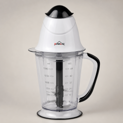 Мултифункционален кухненски чопър 1.5L, 300W – Бързо смилане на месо, зеленчуци, плодове и ядки