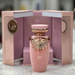 Дамски парфюм Lattafa Haya Eau de Parfum 100 мл – флорално-плодов аромат в луксозна подаръчна кутия