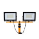 LED работна лампа с тринога и два прожектора 100W IP66 4