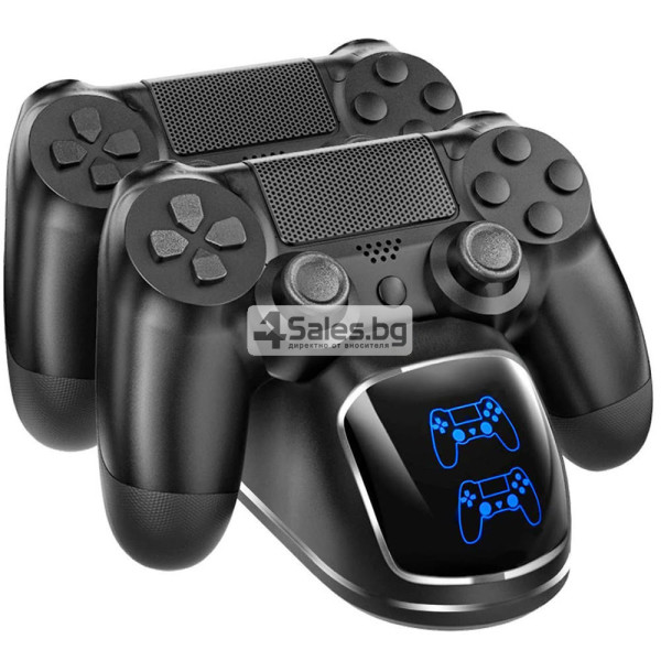 Докинг станция за зареждане на два PS4 контролера 1