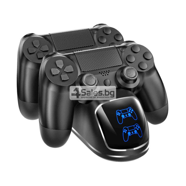 Докинг станция за зареждане на два PS4 контролера