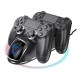 Докинг станция за зареждане на два PS4 контролера 4