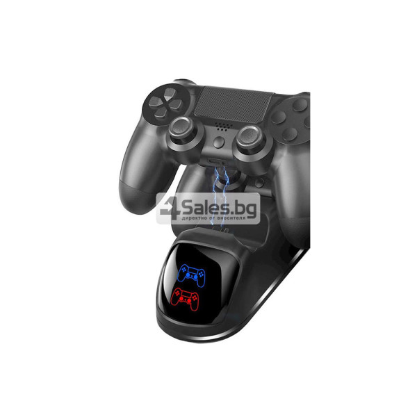 Докинг станция за зареждане на два PS4 контролера 6