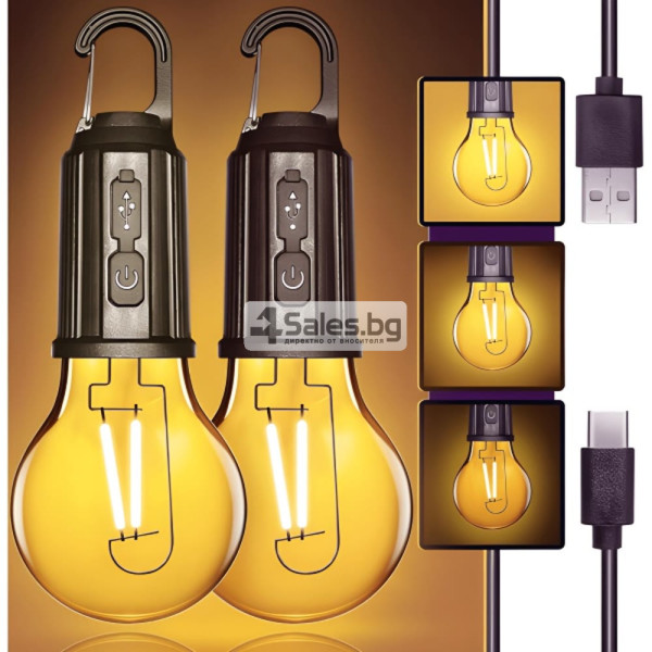 Преносима LED къмпинг лампа 1