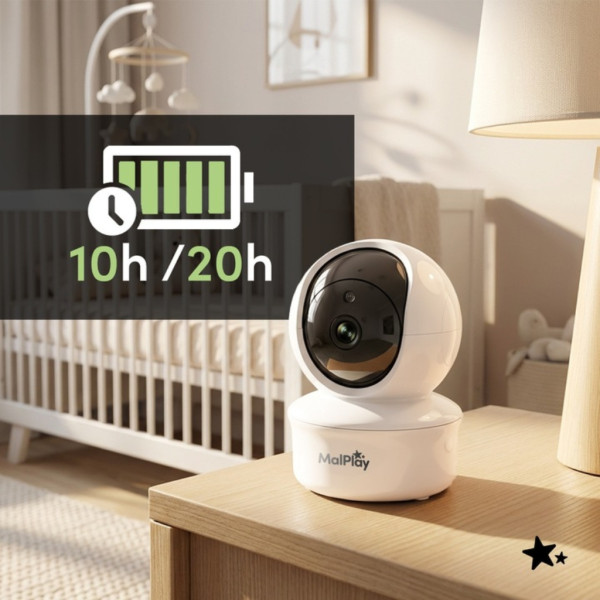 Електронен бебефон NannyEye Vision 5,0 инча