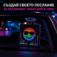 Интелигентен LED екран за задно стъкло на автомобил, 32×32 пиксела 9