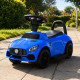 Детска кола за бутане с родителски контрол 2 в 1 – Светлини, звуци и педал за газ, синя 2
