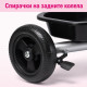 Розова детска триколка с въртяща се седалка и сенник 7