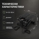 ️ Хидравличен степер с ластици и LCD брояч, черен 6