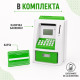 Интерактивна детска касичка банкомат с карта и PIN, зелена 5
