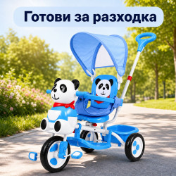 Детска триколка Panda със сенник и родителска дръжка