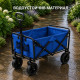 Сгъваема синя градинска транспортна количка GardenLine 116 × 54 × 90 см 5