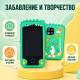 Детски смарт телефон с камера и 8 GB карта – зелен динозавър 2