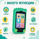 Детски смарт телефон с камера и 8 GB карта – зелен динозавър 3