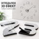 Самозалепващ 3D стенен часовник 4