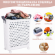 Сгъваема кошница за пране с колелца, 45 л 5