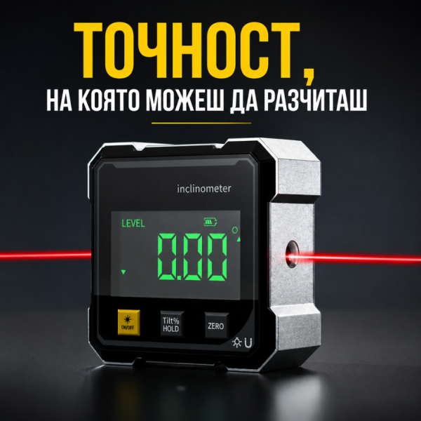 Дигитален магнитен инклинометър с лазер 3