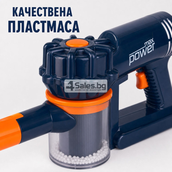 Детска прахосмукачка 2 в 1 със звукови ефекти и аксесоари – игра и забавление 3+