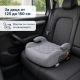 Повдигаща детска седалка за кола с ISOFIX i-Size 125–150 см – Сива, комфортна и сигурна 5