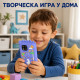 Детски смарт телефон с камера и 8 GB карта – син динозавър 4