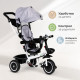 Детска триколка 4 в 1 с въртяща се седалка 360°, сенник и родителски контрол 9