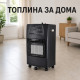 Сгъваем газов отоплител 4200W с 3 степени, керамичен нагревател и колелца 5
