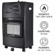 Сгъваем газов отоплител 4200W с 3 степени, керамичен нагревател и колелца 6