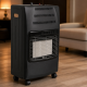 Сгъваем газов отоплител 4200W с 3 степени, керамичен нагревател и колелца 4