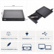 Външна USB CD/DVD записвачка и четец за лаптоп и компютър, Plug & Play, USB 2.0 2