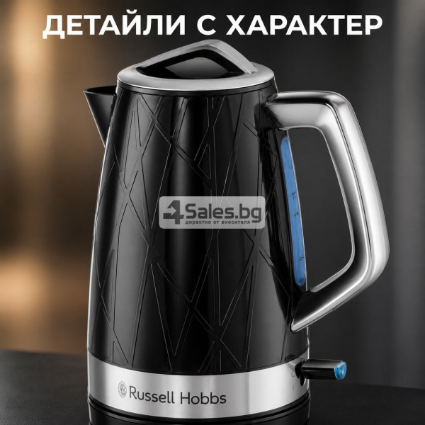 Електрическа кана Russell Hobbs Structure, 1,7 л, 2400 W, черна 8