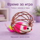 Топка за котка с мишка, пера и дрънкалка 8