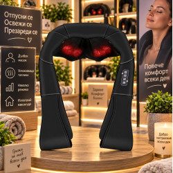 Шиацу 4D масажор с инфрачервено затопляне