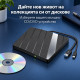 Външно CD/DVD записващо устройство 7 в 1 с USB-A, USB-C, USB хъб и четец за карти 8