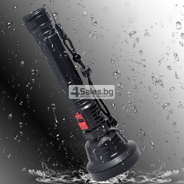 Тактически LED USB фенер 8
