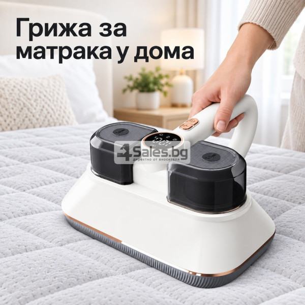 Безжична прахосмукачка за матраци и тапицерия – 10 000 Pa, 68 W, компактна и лека 5