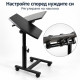 Регулируема маса за лаптоп на колелца с два плота 2