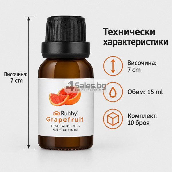Ароматни масла Ruhhy, комплект 10 × 15 ml 6