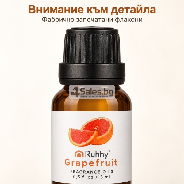 Ароматни масла Ruhhy, комплект 10 × 15 ml