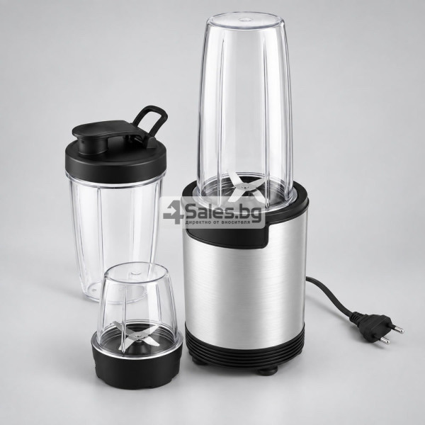 Нутриблендер 9 в 1, 900 W, 3 чаши, BPA-free Tritan и To-Go капак