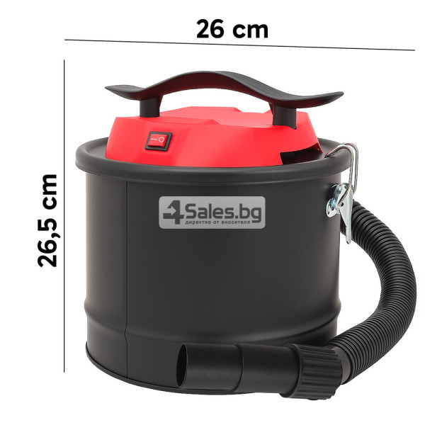 Прахосмукачка за пепел 800 W с 10 L контейнер 5
