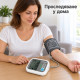 Автоматичен апарат за кръвно налягане за мишница с голям LCD дисплей, памет за 2 потребители и измерване на пулс 2