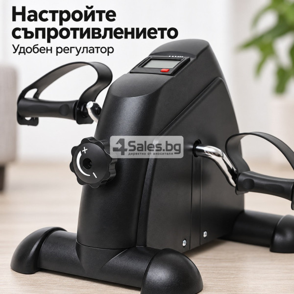 Компактен педален тренажор за ръце и крака с LCD дисплей 8